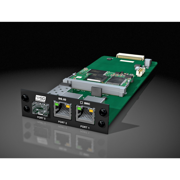 SG.SRC.IO - Modulo Network Audio Waves SoundGrid (2x RJ45, 1x SFP), con Sample Rate Converter